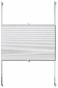 Plisse Roló 70 x 150 cm Fehér Redős Roló