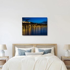 Éjszakai város képe (70x50 cm)