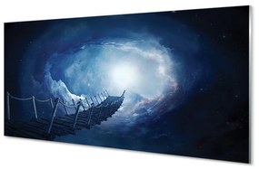 Akrilkép Ég felhők híd 100x50 cm