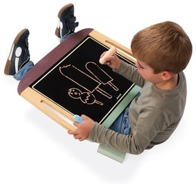 Janod - Mágneses asztali tábla zöld/barna