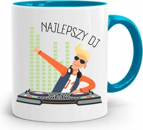 Dja Zene Bögre Kék Legjobb Dj nyomtatott fotóval