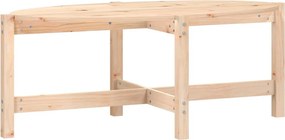 vidaXL tömör fenyőfa dohányzóasztal 118 x 63 x 45 cm