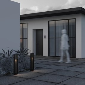 O481FL-L7BWD3K Porte Alumínium Kültéri állólámpa Fekete Színű LED 7 W 3000 Kelvin 250 Lumen IP54