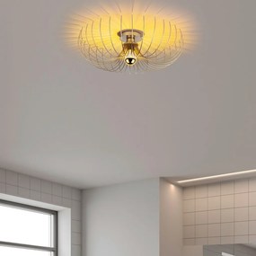 Karsortel N-639-1 arany fém függőlámpa, Ø56 cm