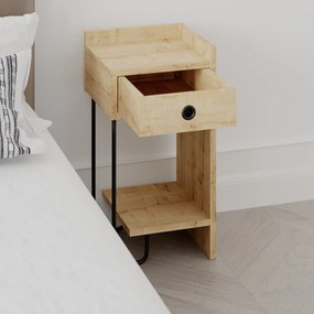 Éjjeliszekrény Sirius Right Oak