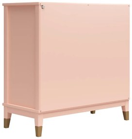 Rózsaszín szekrény 86x85x41 cm Westerleigh – CosmoLiving by Cosmopolitan