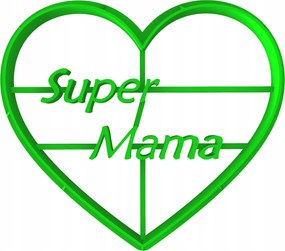 Forma Lyukasztó Mézeskalács kiszúró Anyák Napja Szív Mama