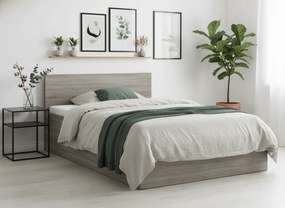 SOFIA ágy 180 x 200 cm, trüffel tölgy Ágyrács: Léces ágyrács, Matrac: Coco Maxi 20 cm matrac