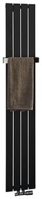 Sapho - Fürdőszobai radiátor COLONNA 614W230V 29x180 cm fekete
