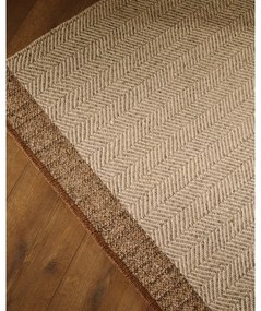 Bézs kétoldalas kézi szövésű gyapjú szőnyeg 160x230 cm Nifelia – Kave Home