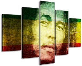 Gario Órás falikép Legendás Bob Marley - 5 részes Méret: 150 x 105 cm