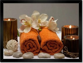 Poszterek keretben 40x30 Orchidea Háztartási kövek