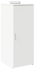 fehér, rétegelt fa tárolószekrény 40 x 45 x 103,5 cm