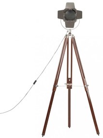 vidaXL háromlábú tömör mangófa állólámpa 180 cm