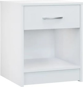 Casaria® Hamburg éjjeliszekrény - fehér