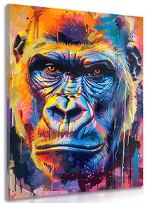 Kép gorilla festmény utánzata