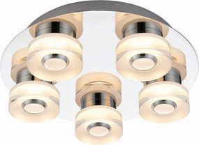 Endon RITA 68913 Süllyesztett mennyezeti lámpa 5x6W/LED RGB/3000K 925LM IP44
