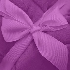 Robby sötétlila mikroszálas uniszex fürdőköpeny, méret XS - DecoKing