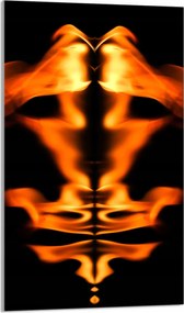 Üveg Vágódeszka 30x52 Tűz a Konyhában