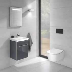 Villeroy & Boch 922400RB - VICONNECT öblítős nyomógomb fényes fekete