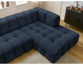 Sötétkék sarokkanapé (jobb oldali) Cloud – Bobochic Paris