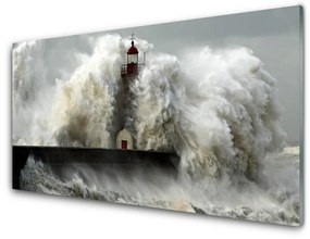 Akrilkép Lighthouse Landscape 120x60 cm 2 fogas