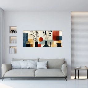 Kép - Kubista vázák (120x50 cm)
