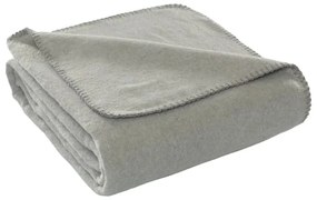 Szürke fleece takaró 130x170 cm Brighton – Mijolnir