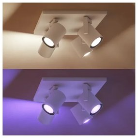 Philips - LED RGBW Dimmelhető spotlámpa Hue ARGENTA 4xGU10/4,2W/230V