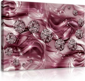 Vászonkép 80x60 Gyémánt csillogás Art Deco glamour nappaliba és hálószobába