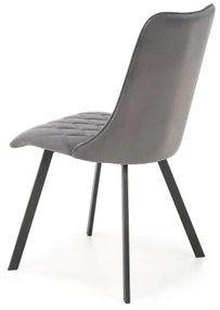 RESTIVO étkezőszék, 1 db, szürke