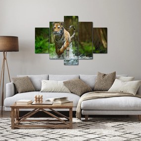 Futó tigris képe (150x105 cm)