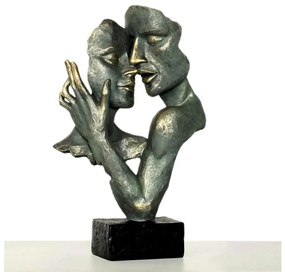 Asztali dekoráció 31,5x9,5x19 cm gyanta/patina