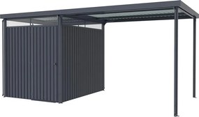 Avenberg MAGNUS Kerti ház fényáteresztő ablakokkal + bővítés 2.5 x 4.9 m - Premium