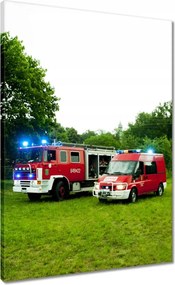 Vászonkép 50x70 Tűzoltóság