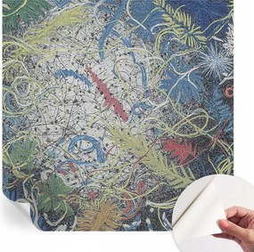 Öntapadós fotótapéta Nappaliba és Hálószobába Növényi örvények 250x250