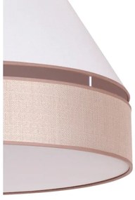 Duolla - Mennyezeti lámpa AVIGNON 3xE27/15W/230V á. 60 cm fehér/bézs