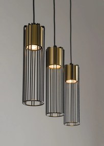Sigma lighting modern függeszték fobia fekete arany sig33455