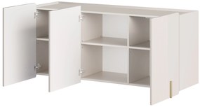 Malmi fali komód 150 cm - kasmír / arany