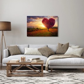 A szív alakú fa képe (90x60 cm)