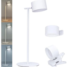 Solight Solight WO68-W- LED tölthető lámpa 3in1 LED/4W/2000mAh 3000/4000/6500K fehér SL1576
