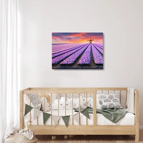 Kép - virágfarm (üvegen) (70x50 cm)