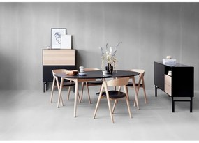 Kerek bővíthető étkezőasztal ø 135 cm Meza – Hammel Furniture