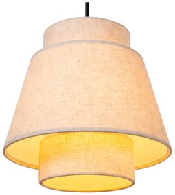 Lucide 21435/03/38 - Csillár zsinóron TRIBUTE 3xE27/40W/230V krémes