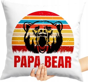 Párna Apának Papa Bear Ajándék