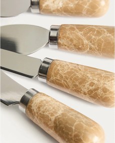 Rozsdamentes acél sajtvágó kés készlet 4 db-os Adoma – Kave Home