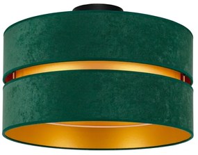 Duolla - Mennyezeti lámpa DUO 1xE27/40W/230V átm. 40 cm zöld/arany