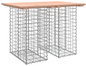 tömör duglászfenyő gabion kerti pad 100x70x72 cm