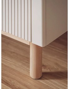 Bézs alacsony gyerek komód 100x52 cm Miloo – Pinio