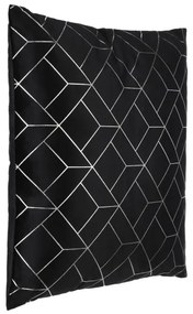 Eglo 420075 - Dekoratív párna SINGU 45x45 cm fekete/ezüst